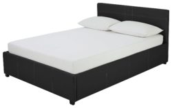 Hygena Conlon Black Ottoman Bed Frame - Double.